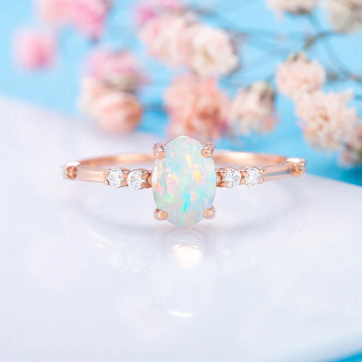 Opal for Engagement Rings: A Unique and Vibrant Choice