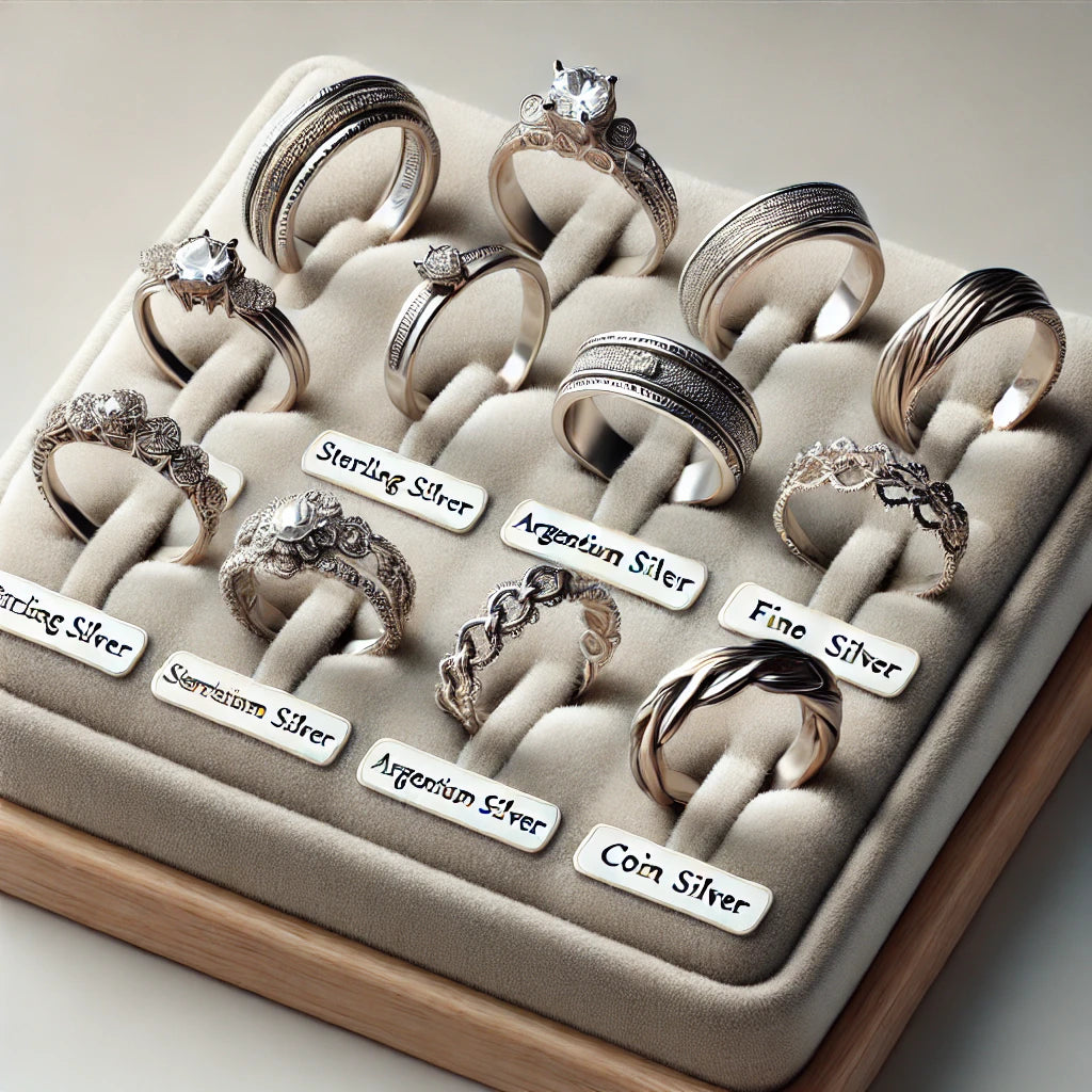 Types of Silver Used in Engagement & Promise Rings