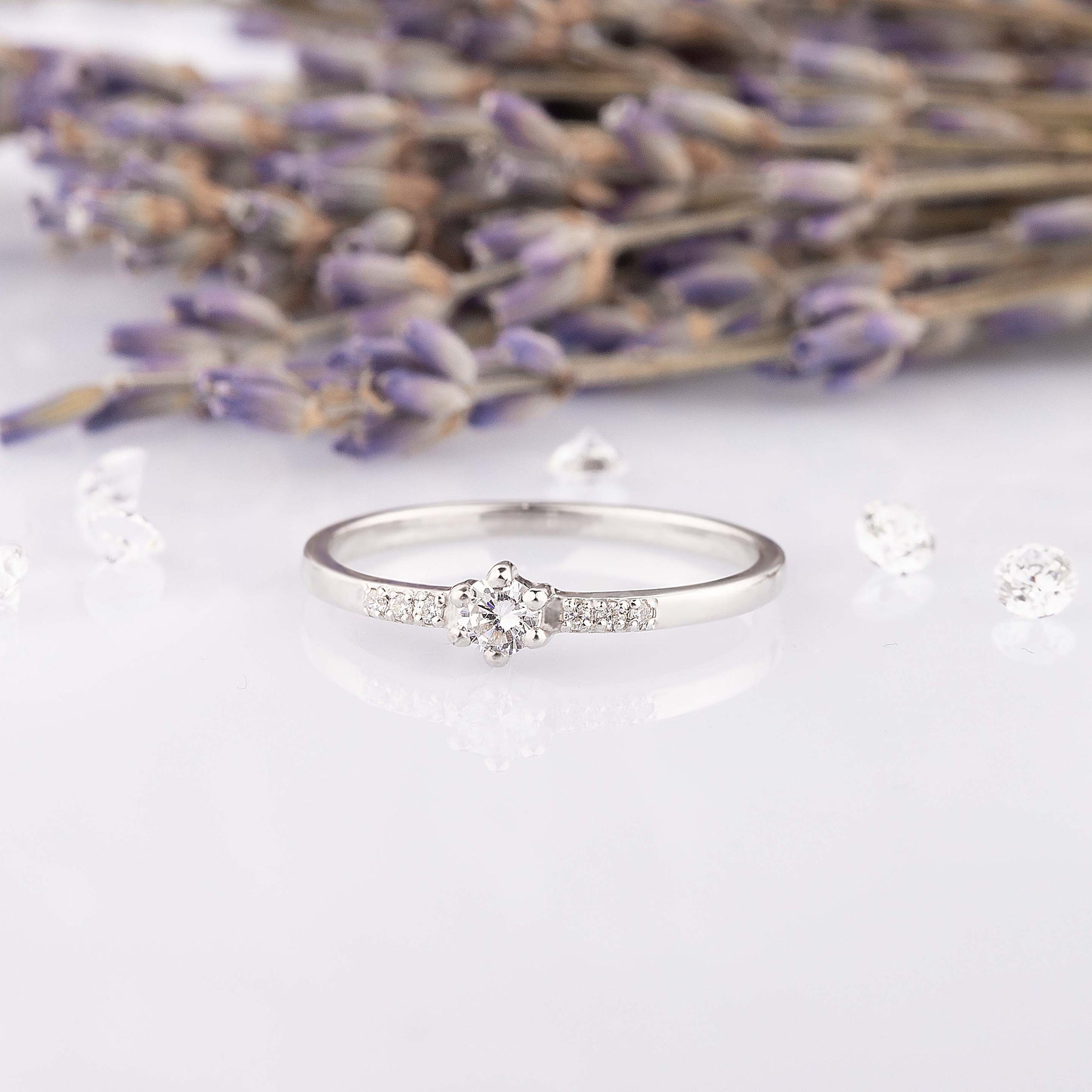 Promise Rings 925 Small minimalist 925 sterling silver women promise ring – YourAsteria
