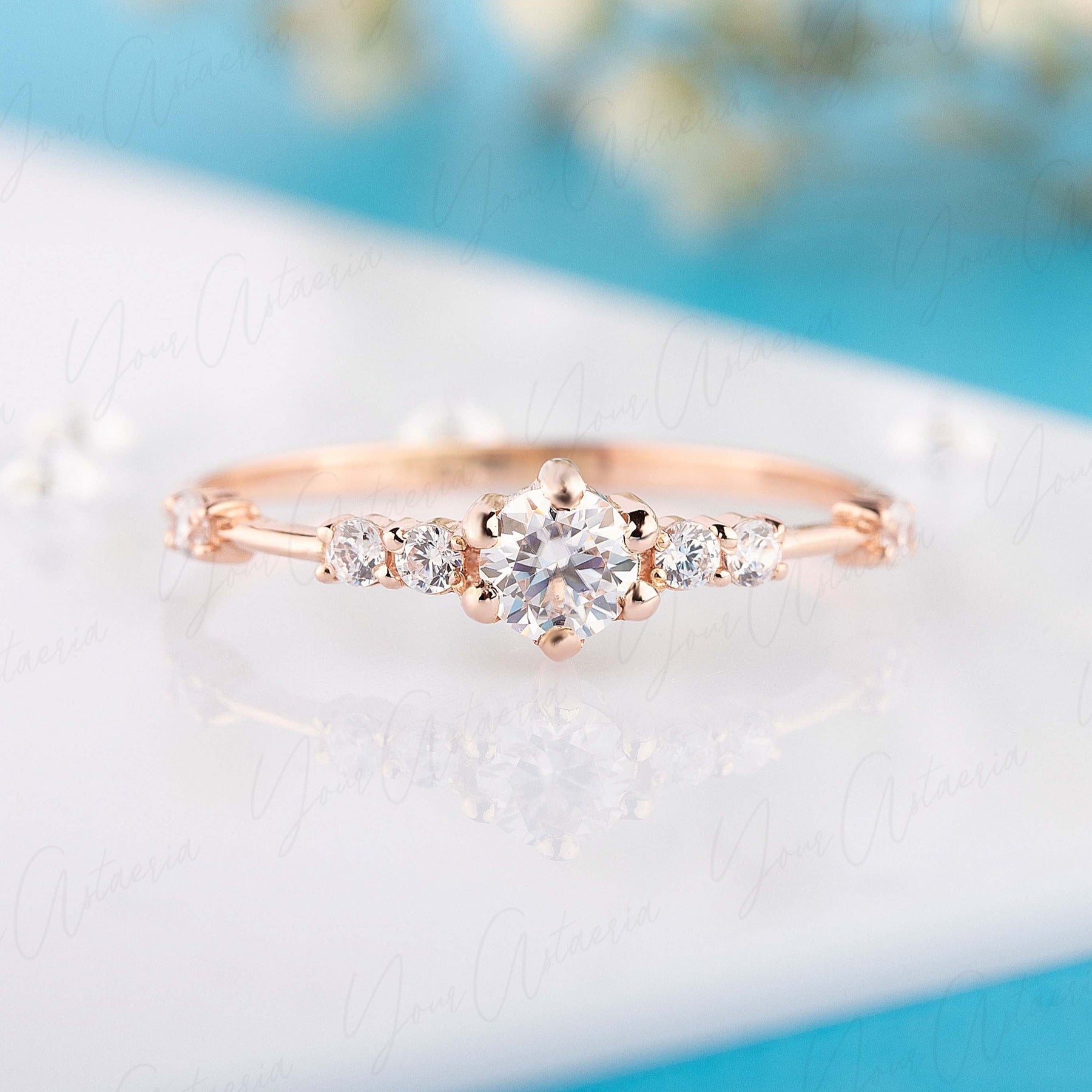 dainty engagement ring