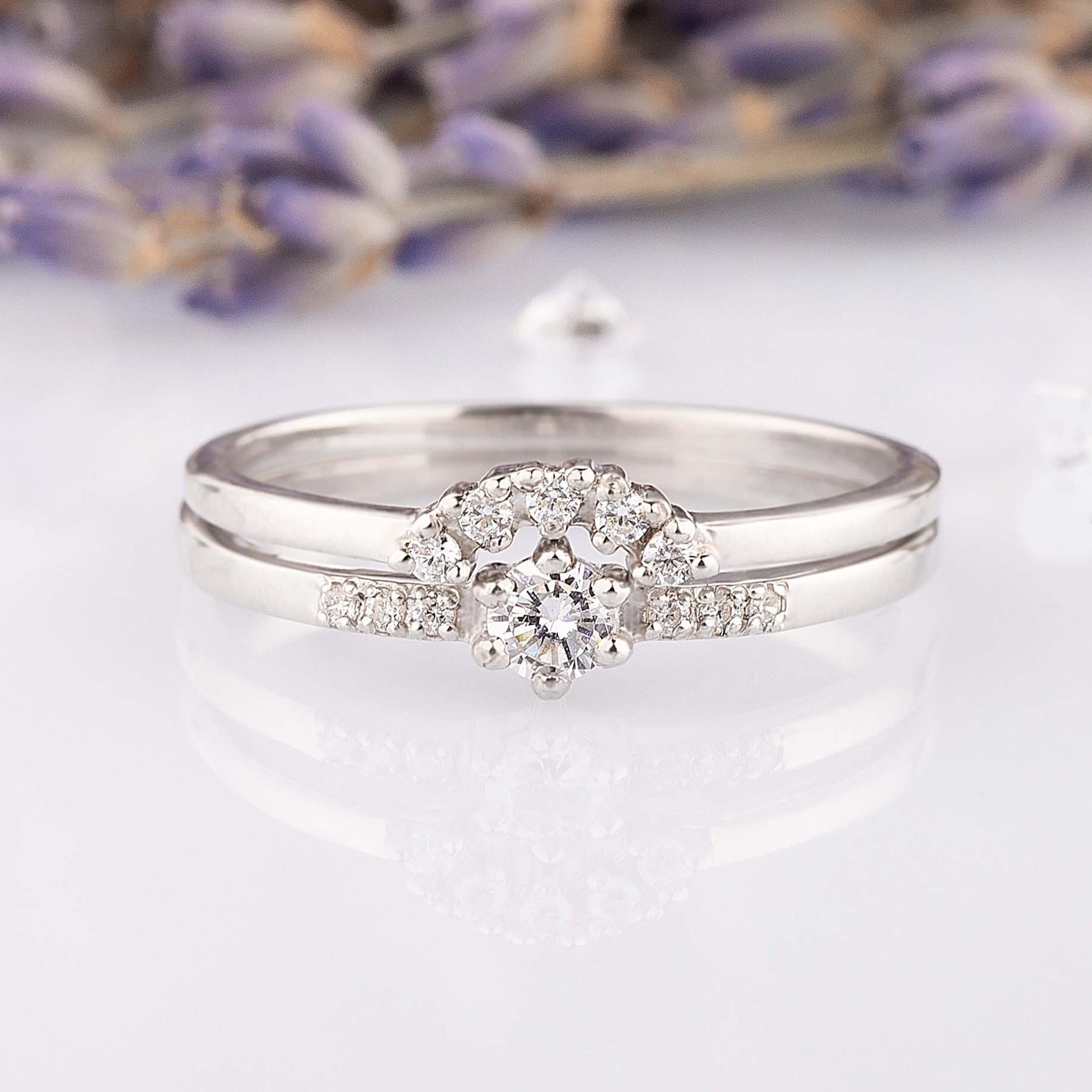 Cheap simple diamond rings Clearance