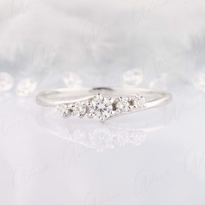 Dainty Promise Ring Butterfly Design Inlaid Shining Zircon - Temu