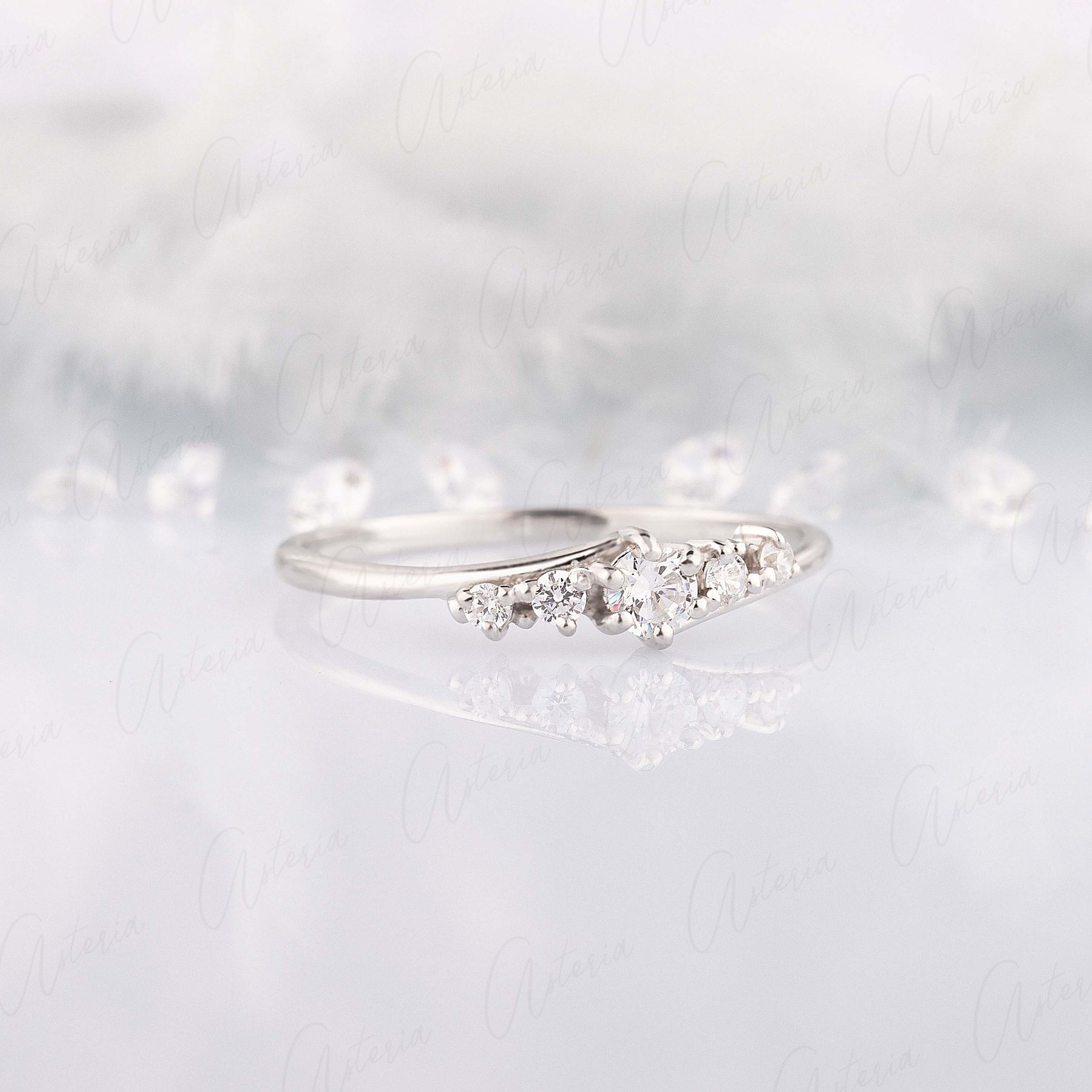 Promise Rings 925 Dainty & elegant 925 sterling silver promise ring for her – YourAsteria