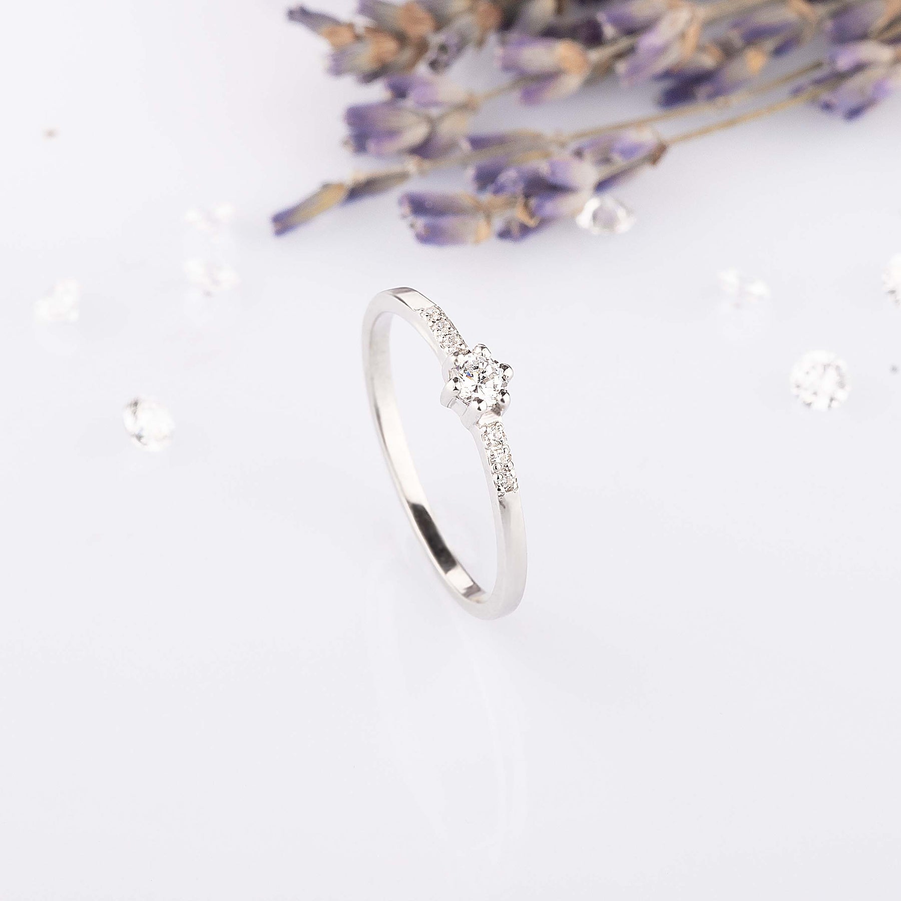 Promise Rings 925 Small minimalist 925 sterling silver women promise ring – YourAsteria