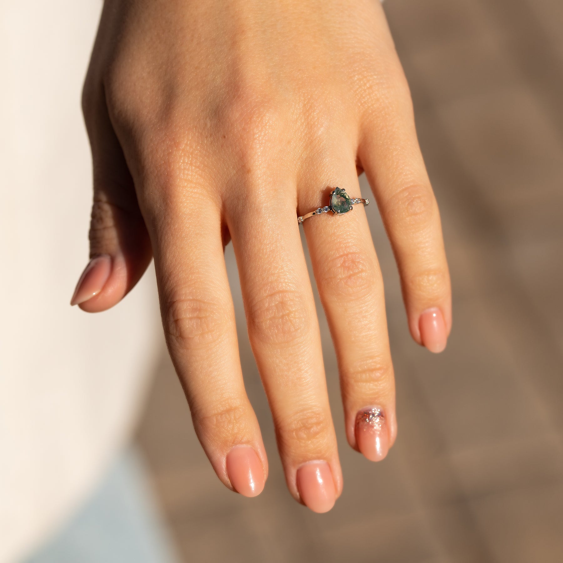 Promise Rings 925 Dainty & elegant 925 sterling silver women promise ring with unique pe ...